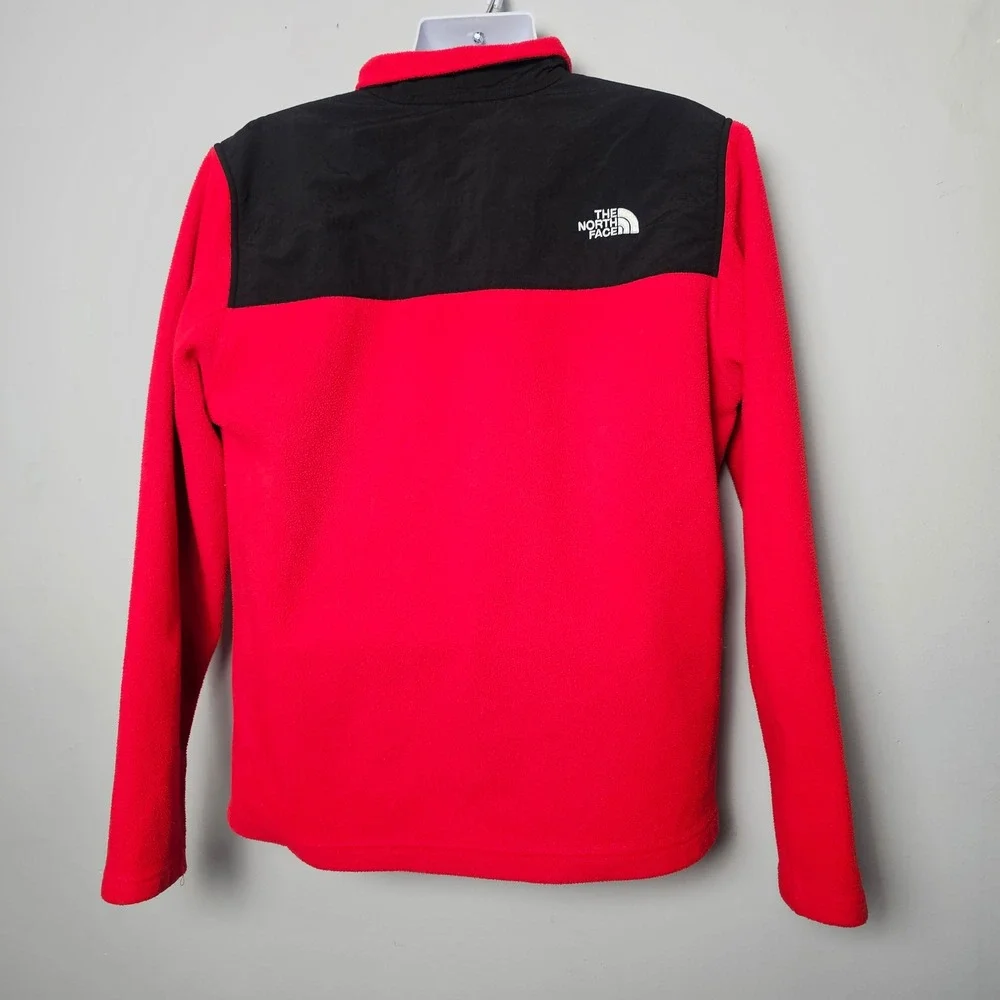 The North Face Mens Denali Fleece Jacket Large Red Black Gorpcore Outdoor